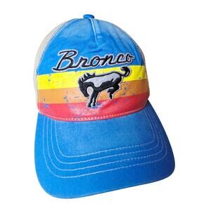 Ford Bronco NWT Vintage Unisex Mesh Truckers hat. Snapback Adjustable Embroiderd